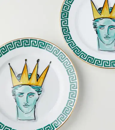 Ginori 1735 Il Viaggio di Nettuno dinner plate by Luke Edward Hall | Thumbnail 3