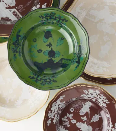 Ginori 1735 Oriente Italiano porcelain soup plate | Thumbnail 3