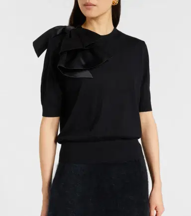 Dorothee Schumacher Chic Merino virgin wool ruffled sweater | Thumbnail 3