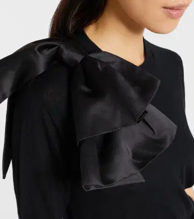 Dorothee Schumacher Chic Merino virgin wool ruffled sweater | Thumbnail 5