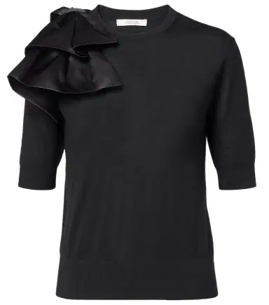Dorothee Schumacher Chic Merino virgin wool ruffled sweater | Thumbnail 1