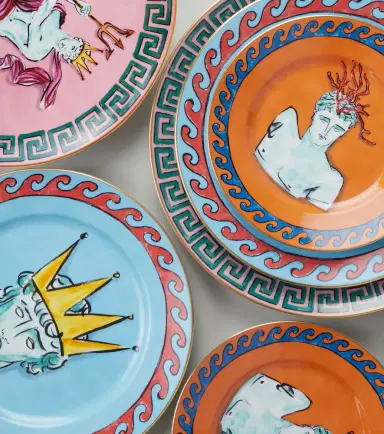Ginori 1735 Il Viaggio di Nettuno charger plate by Luke Edward Hall | Thumbnail 3