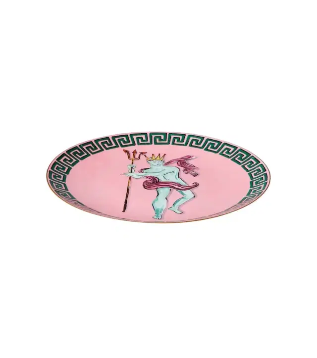 Ginori 1735 Il Viaggio di Nettuno charger plate by Luke Edward Hall