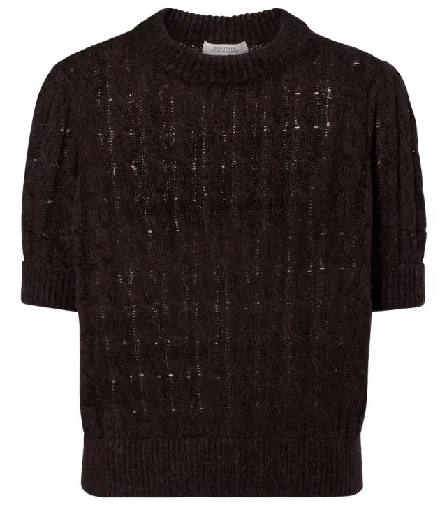 Dorothee Schumacher Sheer Softness cable-knit sweater