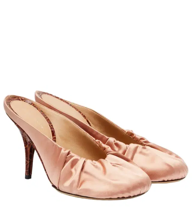 Dries Van Noten 90 satin mules