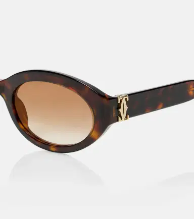 Cartier Eyewear Collection Signature C oval sunglasses | Thumbnail 3