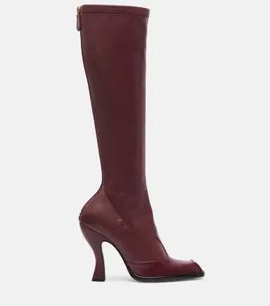 Etro Studded leather knee-high boots | Thumbnail 3