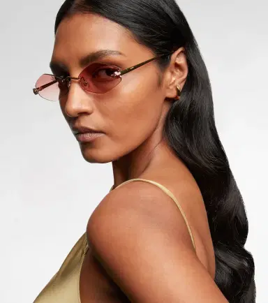 Cartier Eyewear Collection Panthère de Cartier oval sunglasses | Thumbnail 5