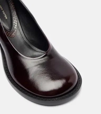 Dries Van Noten 60 leather pumps | Thumbnail 4