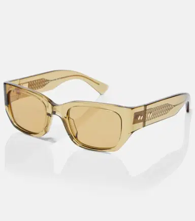 Bottega Veneta Intrecciato rectangular sunglasses | Thumbnail 3