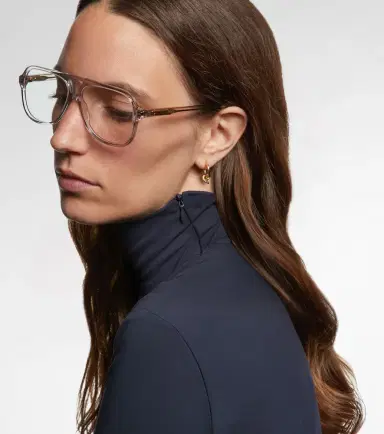 Bottega Veneta Slim Ribbon aviator glasses | Thumbnail 4