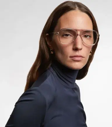Bottega Veneta Slim Ribbon aviator glasses | Thumbnail 5