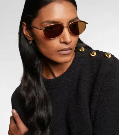 Bottega Veneta Fin aviator sunglasses | Thumbnail 4 Bottega Veneta Fin aviator sunglasses | Thumbnail 4