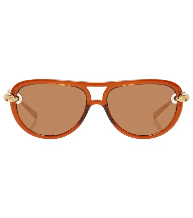 Bottega Veneta Knot aviator sunglasses