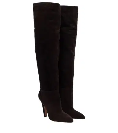 Paris Texas Elsa 100 suede over-the-knee boots | Thumbnail 1 Paris Texas Elsa 100 suede over-the-knee boots | Thumbnail 1