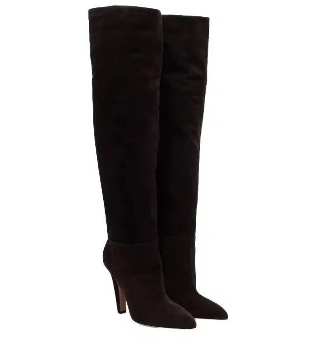 Paris Texas Elsa 100 suede over-the-knee boots