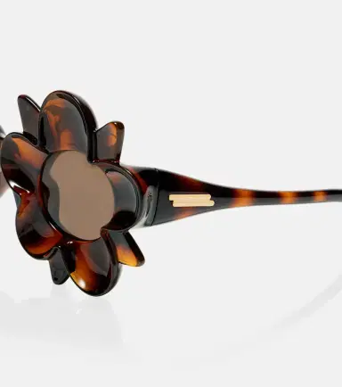 Bottega Veneta Peggy Flower round sunglasses | Thumbnail 2