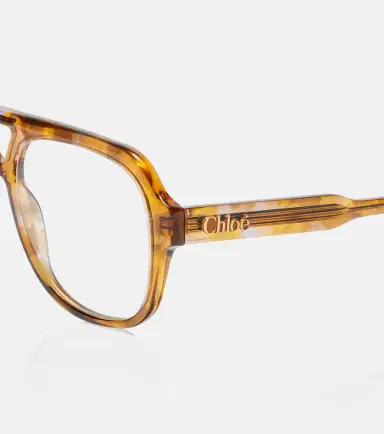 Chloé Chloé Optical Native oversized aviator glasses | Thumbnail 2