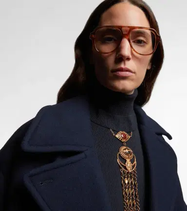 Chloé Chloé Optical Native oversized aviator glasses | Thumbnail 4