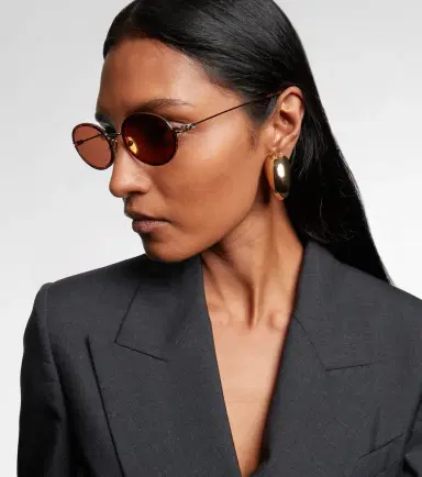 Gucci GG Tiny oval sunglasses | Thumbnail 4