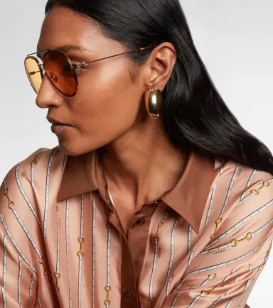 Gucci GG Tiny aviator sunglasses | Thumbnail 5