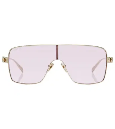 Gucci Crystal-embellished shield sunglasses | Thumbnail 1