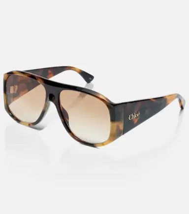 Chloé Chloé Logo oversized sunglasses | Thumbnail 2