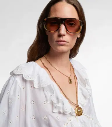 Chloé Chloé Logo oversized sunglasses | Thumbnail 4