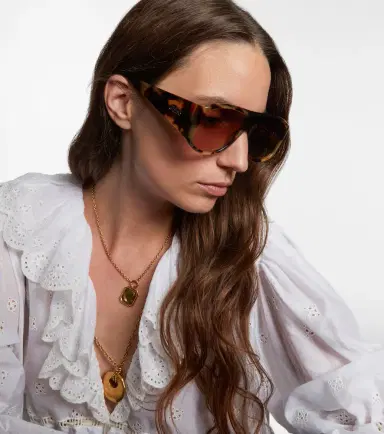Chloé Chloé Logo oversized sunglasses | Thumbnail 5