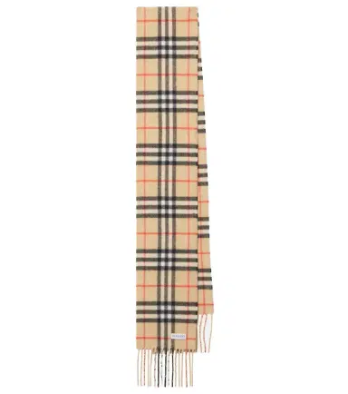 Burberry Check cashmere scarf | Thumbnail 1