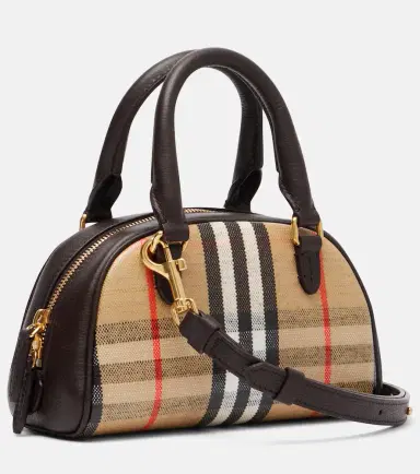 Burberry Highlands Mini Check tote bag | Thumbnail 3 Burberry Highlands Mini Check tote bag | Thumbnail 3