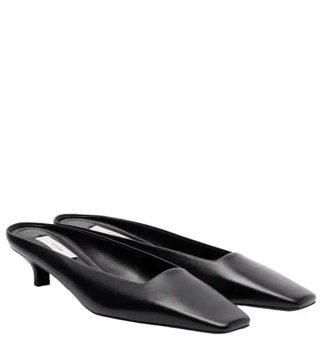Leather mules