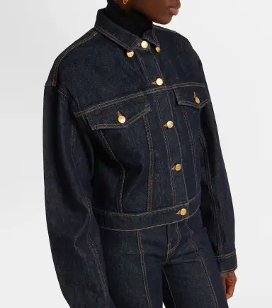 Ulla Johnson Agata caped denim jacket | Thumbnail 6