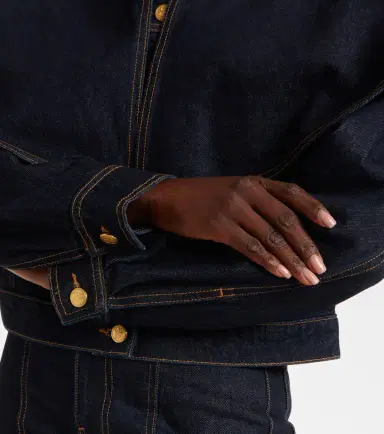 Ulla Johnson Agata caped denim jacket | Thumbnail 7