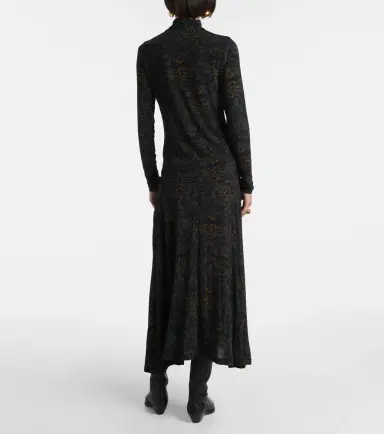 Ulla Johnson Aurelia printed jersey turtleneck top | Thumbnail 5