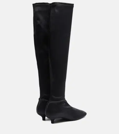 Toteme Satin knee-high boots | Thumbnail 4