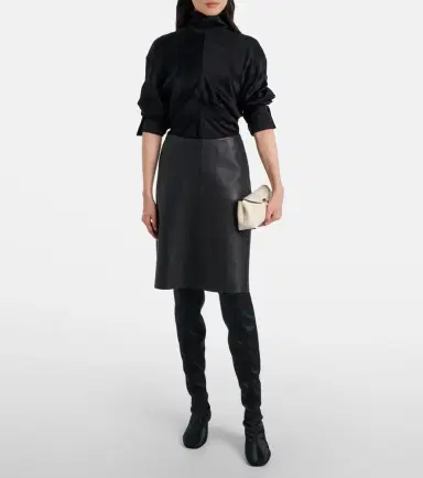 Toteme Satin knee-high boots | Thumbnail 5