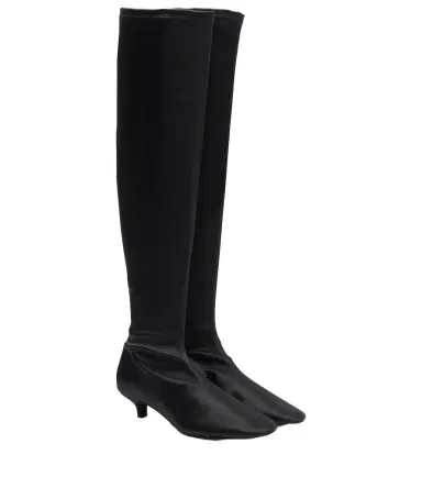 Toteme Satin knee-high boots | Thumbnail 1