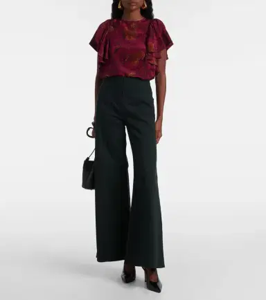 Ulla Johnson Bianca high-rise cotton wide-leg pants | Thumbnail 2 Ulla Johnson Bianca high-rise cotton wide-leg pants | Thumbnail 2