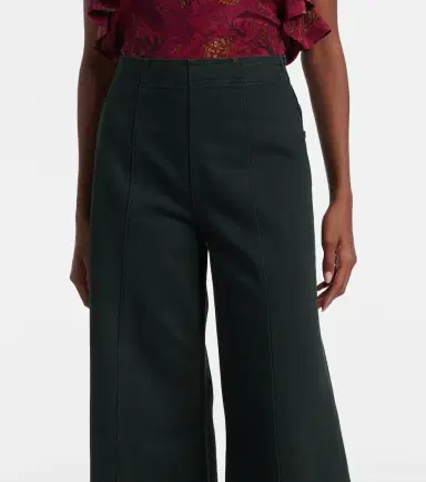 Ulla Johnson Bianca high-rise cotton wide-leg pants | Thumbnail 4 Ulla Johnson Bianca high-rise cotton wide-leg pants | Thumbnail 4