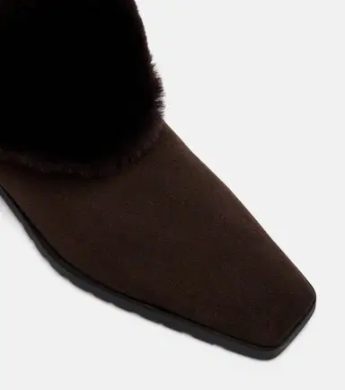 TOTEME Shearling-lined suede ankle boots | Thumbnail 3 TOTEME Shearling-lined suede ankle boots | Thumbnail 3