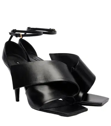 Givenchy Sliced Square 95 leather sandals | Thumbnail 1 Givenchy Sliced Square 95 leather sandals | Thumbnail 1