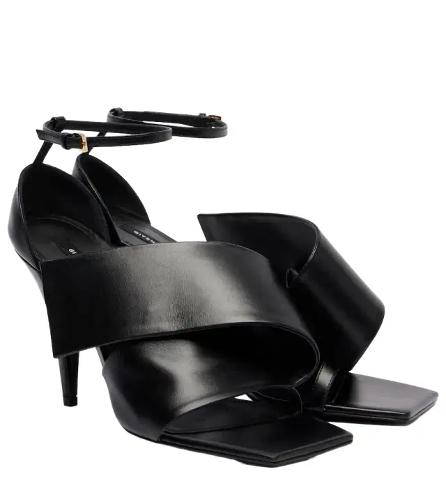 Givenchy Sliced Square 95 leather sandals