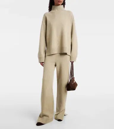 Tory Burch Knitted wool sweatpants | Thumbnail 3