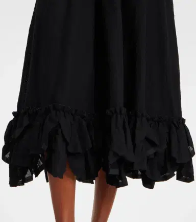 Noir Kei Ninomiya Wool-blend midi skirt | Thumbnail 2 Noir Kei Ninomiya Wool-blend midi skirt | Thumbnail 2