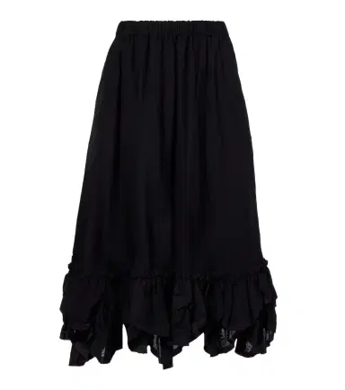 Noir Kei Ninomiya Wool-blend midi skirt | Thumbnail 1 Noir Kei Ninomiya Wool-blend midi skirt | Thumbnail 1