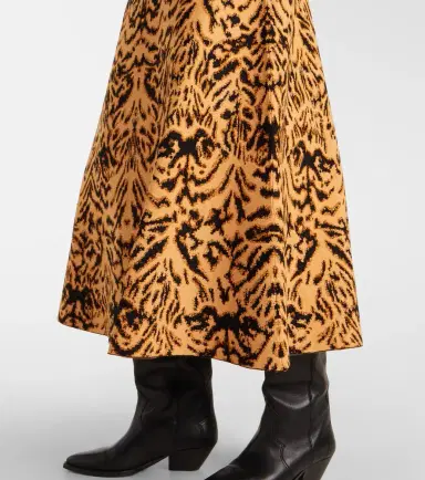 Ulla Johnson Lani jacquard midi skirt | Thumbnail 2