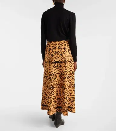 Ulla Johnson Lani jacquard midi skirt | Thumbnail 5