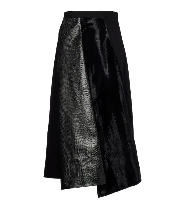 Junya Watanabe High-rise wool-blend maxi skirt
