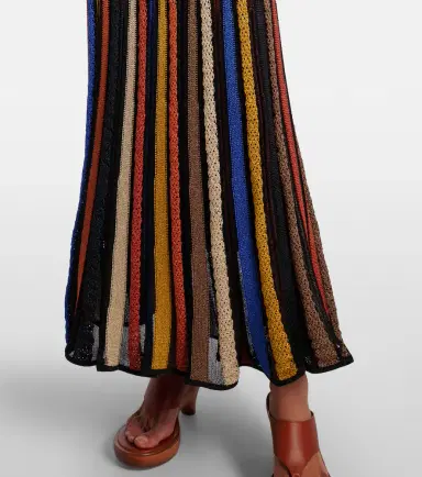 Ulla Johnson Albie striped lamé maxi dress | Thumbnail 5